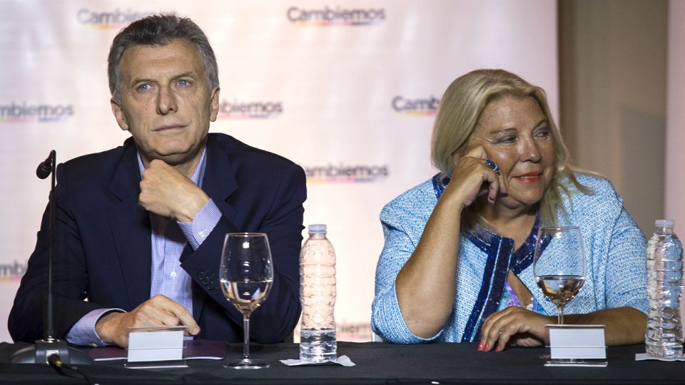 Archivo. Miradas opuestos, las de Carrió y Macri sobre el camino a tomar.