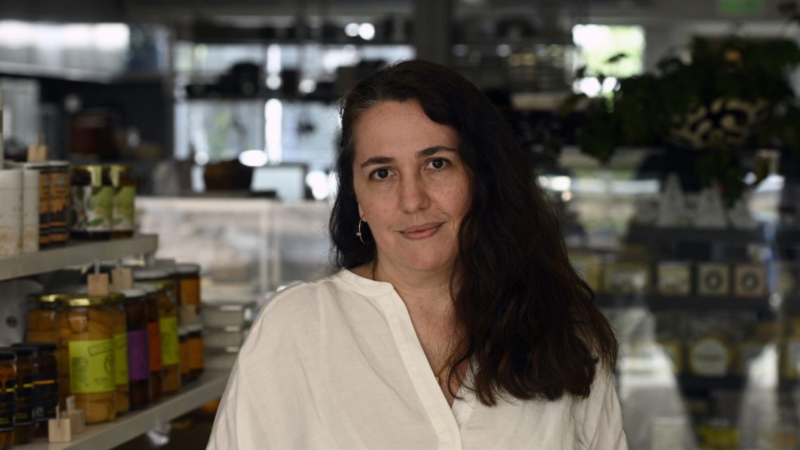 Narda Lepes – who has been named the best female chef in Latin America by a panel of critics who each year draw up a list of the best 50 restaurants in the world – is pictured at her restaurant Narda Comedor in Belgrano, Buenos Aires.