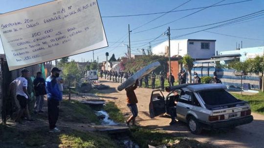 desalojo en escobar