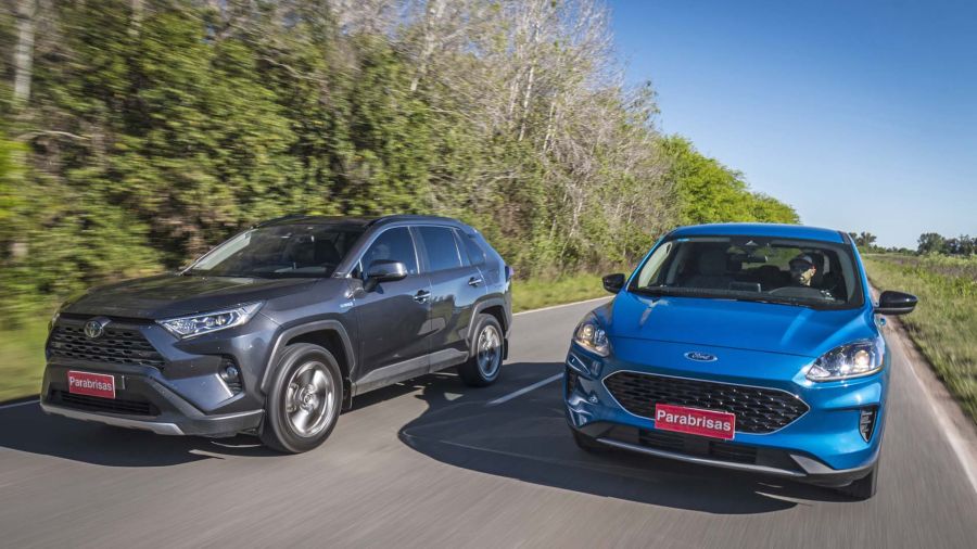 Comparativo / Ford Kuga Hybrid SE vs Toyota Rav4 HV XLE