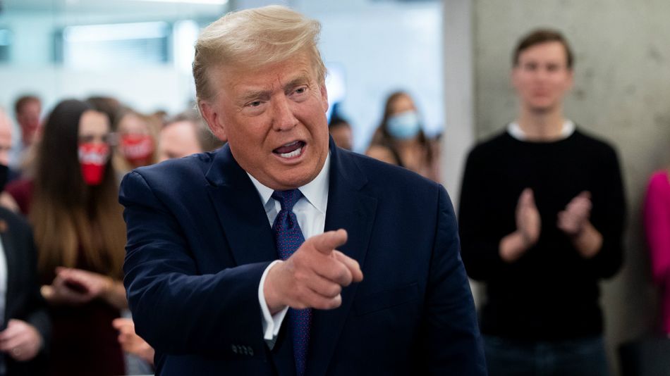 Trump se mostró optimismo en la previa al cierre de los comicios presenciales.