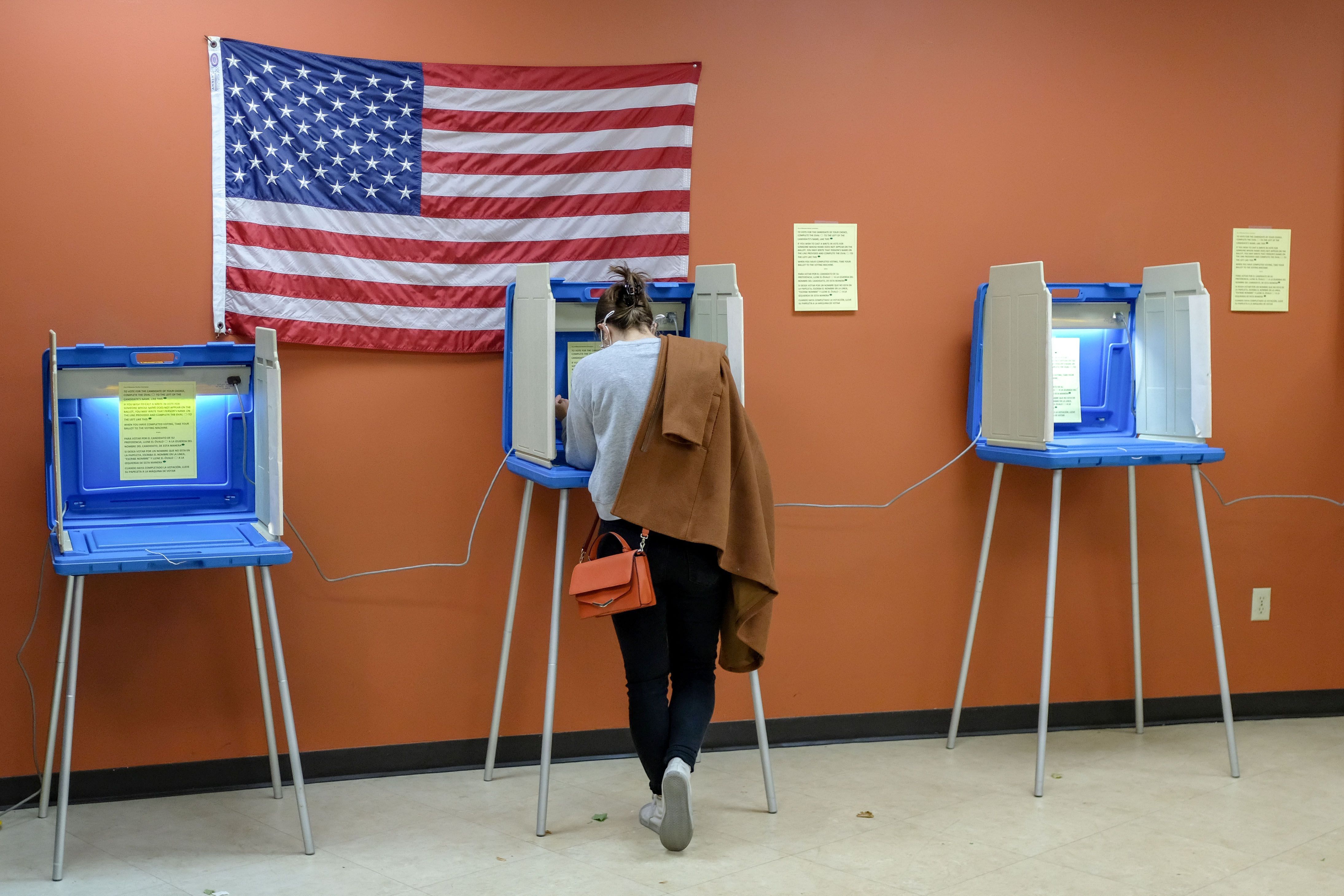 Wisconsin Residents Cast Ballots For 2020 U.S. Presidential Election