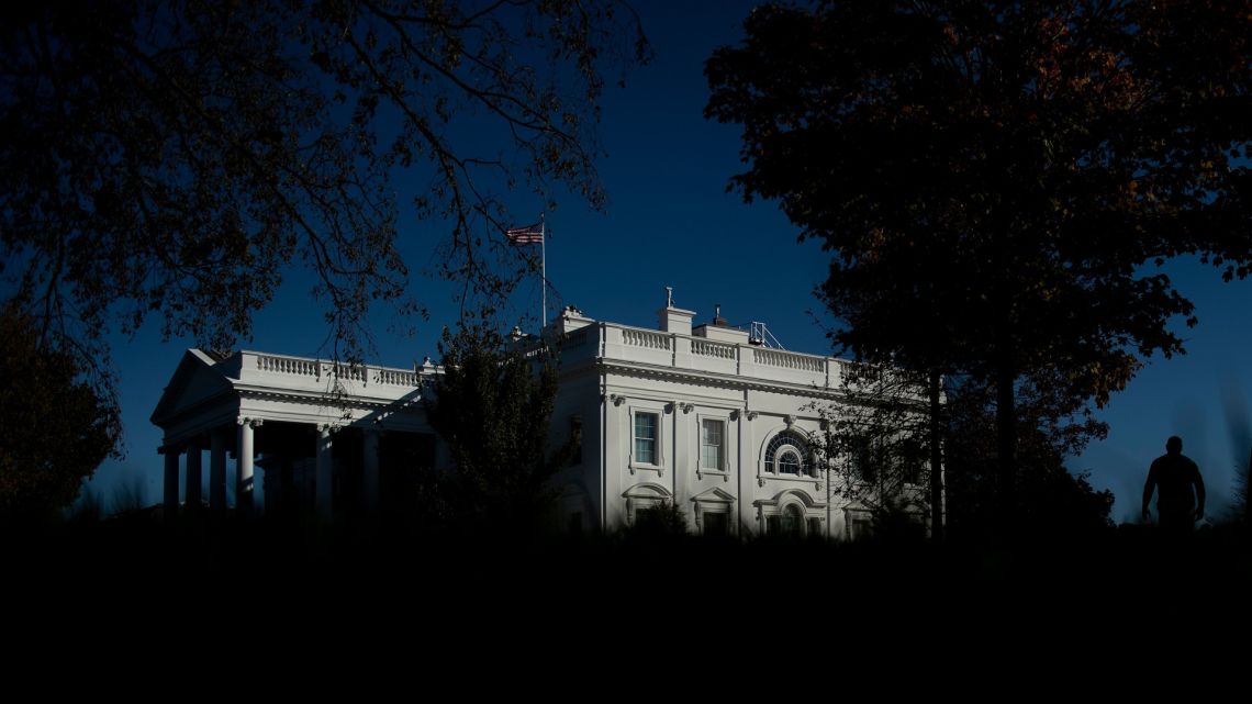A view of the White House as the 2020 US Presidential election remains undecided November 4, 2020, in Washington, DC. Democrats and Republicans were gearing up Wednesday for a possible legal showdown to decide the winner of the tight presidential race between Republican Donald Trump and Democratic challenger Joe Biden. Brendan Smialowski / AFPA view of the White House as the 2020 US Presidential election remains undecided November 4, 2020, in Washington, DC. Democrats and Republicans were gearing up Wednesday for a possible legal showdown to decide the winner of the tight presidential race between Republican Donald Trump and Democratic challenger Joe Biden.