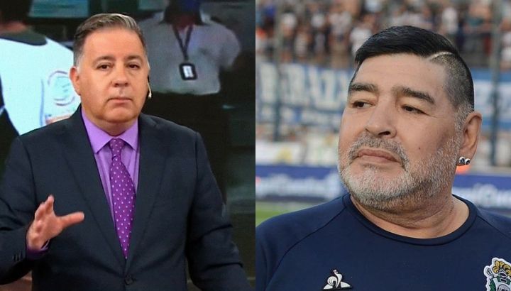 Fabián Doman y Diego Armando Maradona