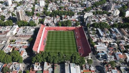 Así se ve el estadio de Argentinos Juniors desde un dron.