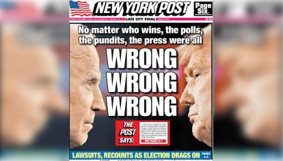Tapa del The New York Post Sanders y Trump