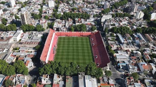 Así se ve el estadio de Argentinos Juniors desde un dron.