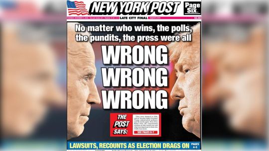 Tapa del The New York Post Sanders y Trump