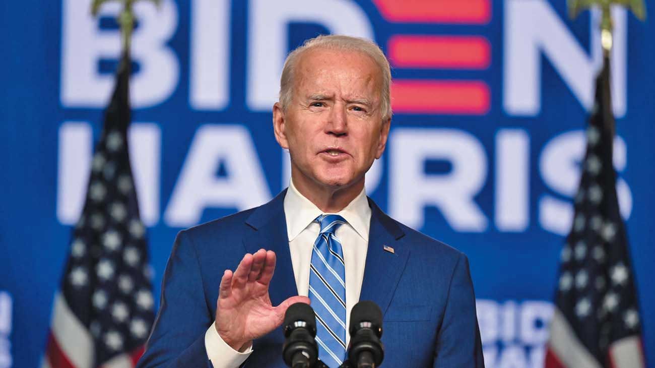 Mensaje. El ex vicepresidente pidió que se cuenten todos los votos. Está cerca de la Casa Blanca.