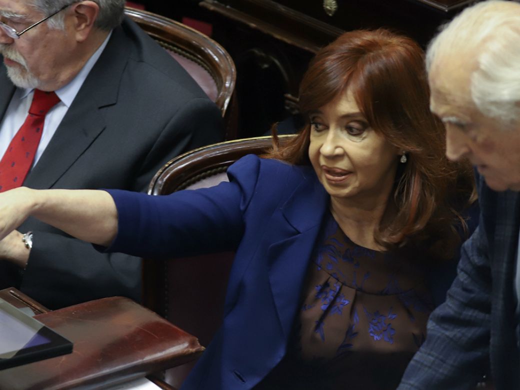 Cristina despidió a Pino: 