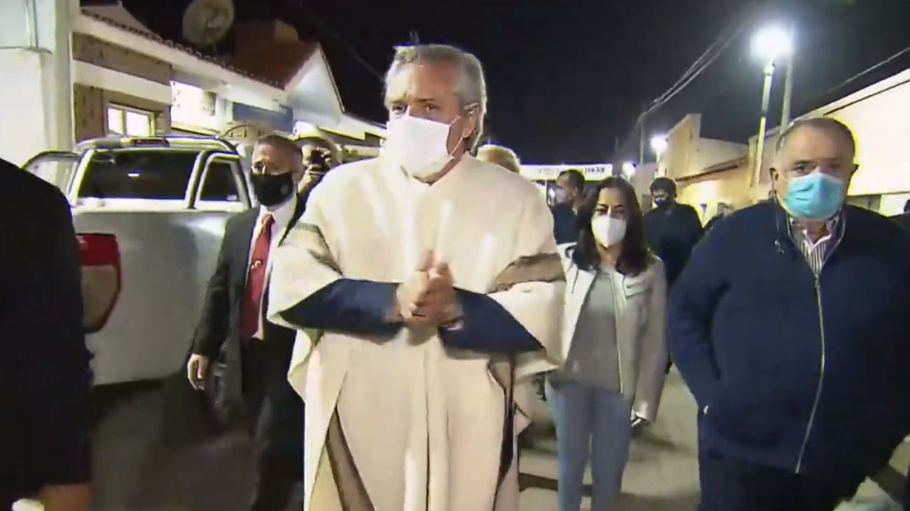 Alberto Fernández en La Quiaca (Jujuy)