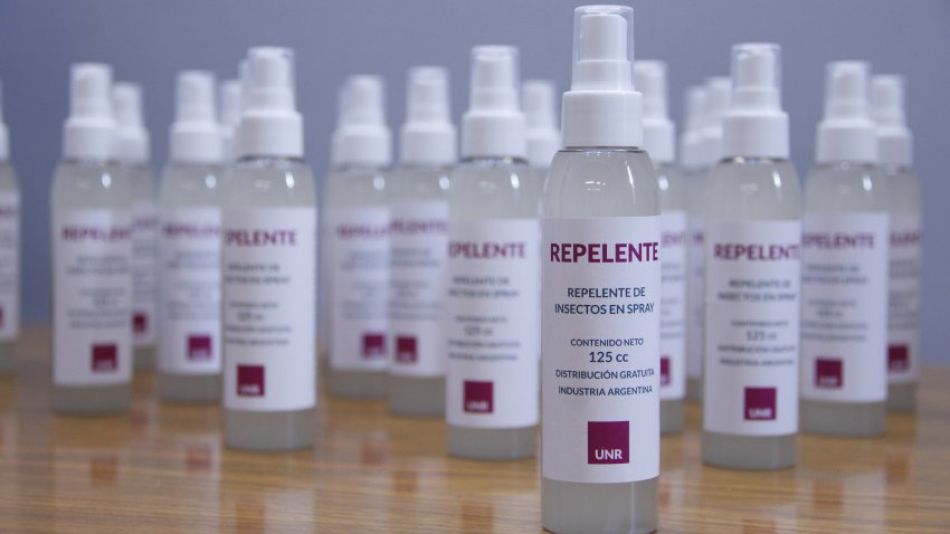La UNR comenzó a producir repelentes