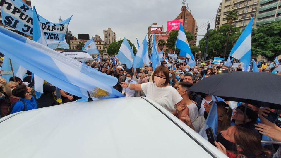 Patricia Bullrich protagonizó el 8N en Córdoba