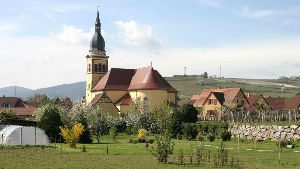 Ingersheim, en la Alsacia francesa. Allí apareció el mensaje militar alemán perdido por una paloma hace un siglo.