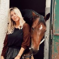 El llamativo look con el que Wanda Nara salió a cabalgar