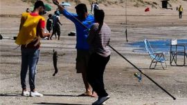 Después de ocho meses son actividad, volvieron los concursos de pesca en el mar.