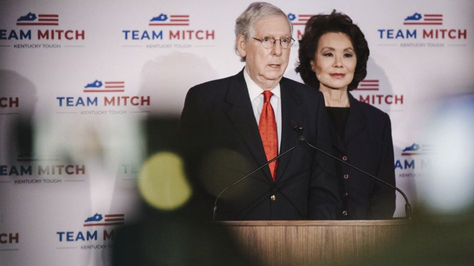 Senator Mitch McConnell Holds Election Night Party