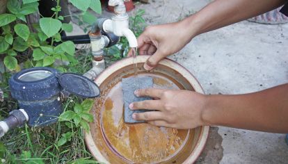 Recomiendan limpiar bien las rejillas y tirar agua caliente alrededor de las paredes para eliminar los criaderos en las casas.