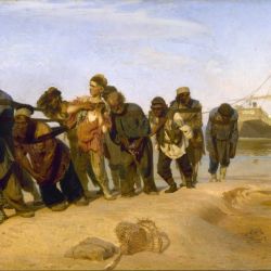 Los sirgadores del Volga, Obra de Iliá Repin
