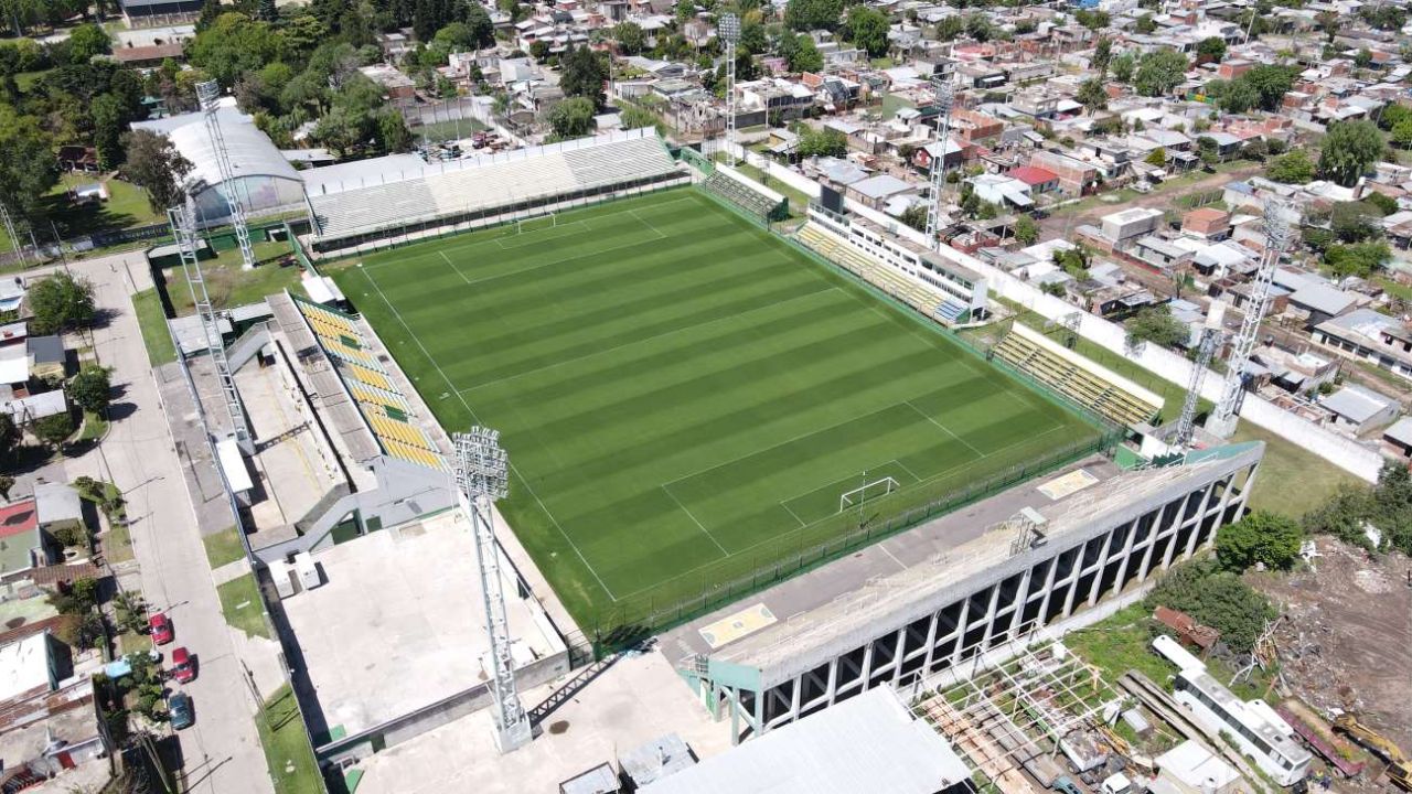 Viajes en dron así se ve el estadio de Defensa y Justicia Weekend