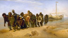 Los sirgadores del Volga, Obra de Iliá Repin