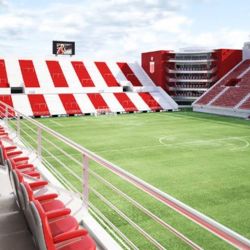 Así se ve el estadio de Estudiantes de la Plata desde un dron.