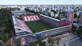Así se ve el estadio de Estudiantes de la Plata desde un dron