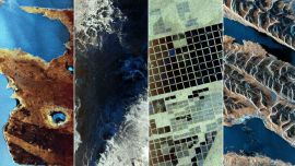 Las primeras tomas del SAOCOM 1B nos dejan ver desde el espacio algunas zonas características del país.