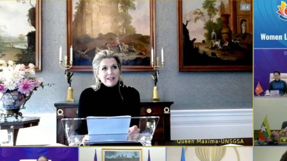 Tras la polémica por las costosas reformas en su Palacio, Máxima muestra su nuevo "despacho"
