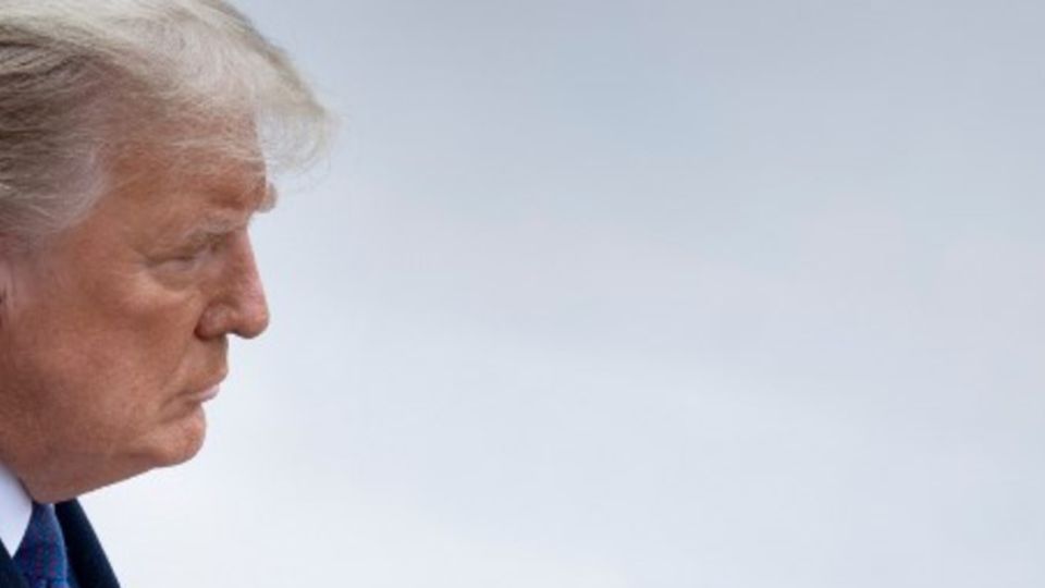El ex presidente estadounidense Donald Trump tras las elecciones