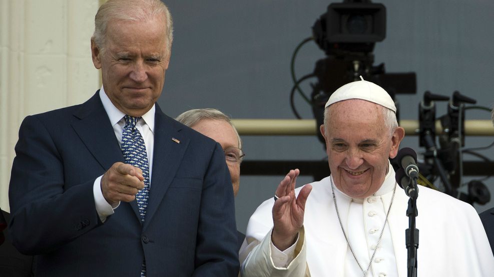 Archivo. Joe Biden junto al Papa Francisco.