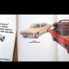 Las publicidades de la época: una del 504 que resalta su cola de diseño moderno y una pieza de doble página de los Chevy, en 1971. 