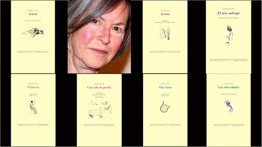La poeta norteamericana Louise Glück y los siete libros publicados en Pre-Textos.