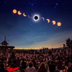 El eclipse total del 14 de diciembre se verá en todo el país y especialmente en la Patagonia.