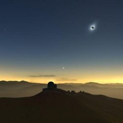 El eclipse total del 14 de diciembre se verá en todo el país y especialmente en la Patagonia.