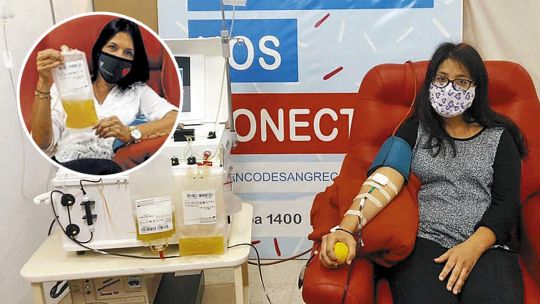 Donación. Todos pueden, algunos tienen mayor concentración de anticuerpos.
