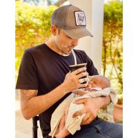 Abel Pintos compartió el momento más tierno junto a su hijo Agustín