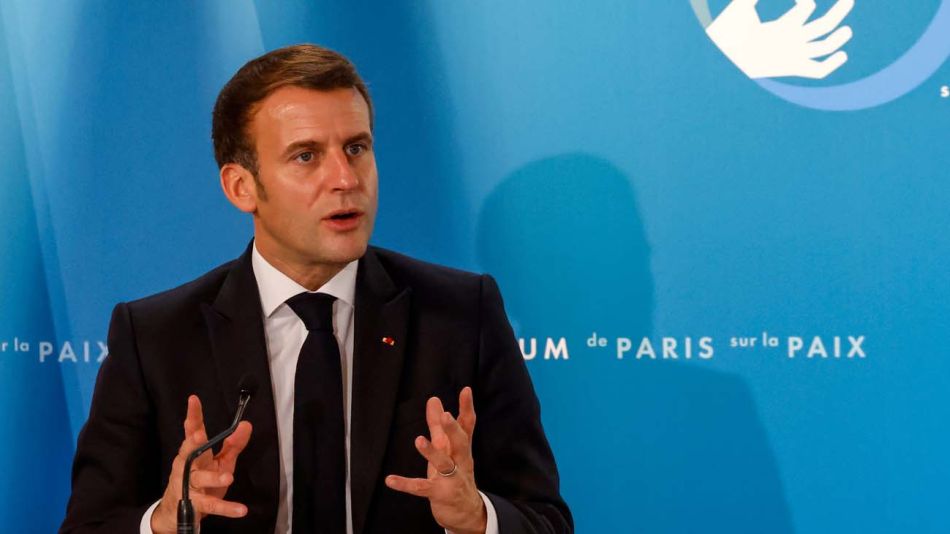 Macron dio una entrevista exclusiva a Le Grand Continent 20201116
