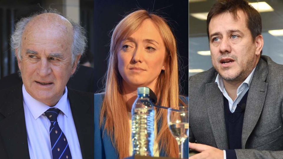Oscar Parrilli, Anabel Fernández Sagasti y Mariano Recalde