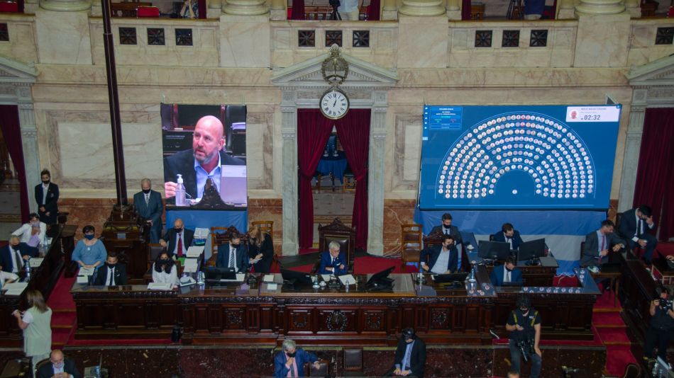 Diputados aprobó el presupuesto (Télam)