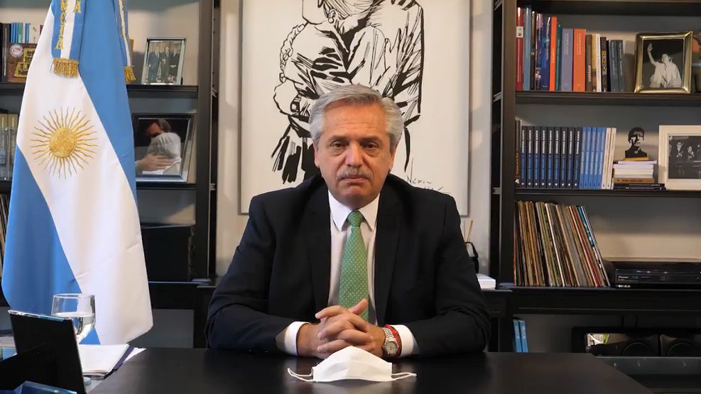 Alberto Fernández, al anunciar el envío de proyectos vinculados al aborto al Congreso.
