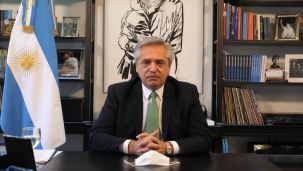 Alberto Fernández, al anunciar el envío de proyectos vinculados al aborto al Congreso.