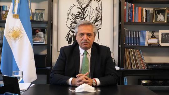Alberto Fernández, al anunciar el envío de proyectos vinculados al aborto al Congreso.