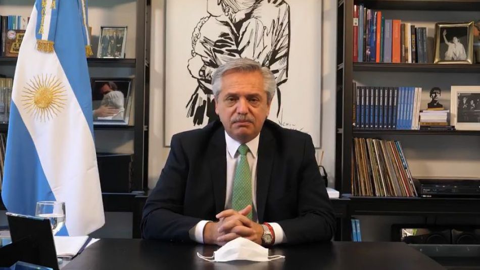 Alberto Fernández, al anunciar el envío de proyectos vinculados al aborto al Congreso.