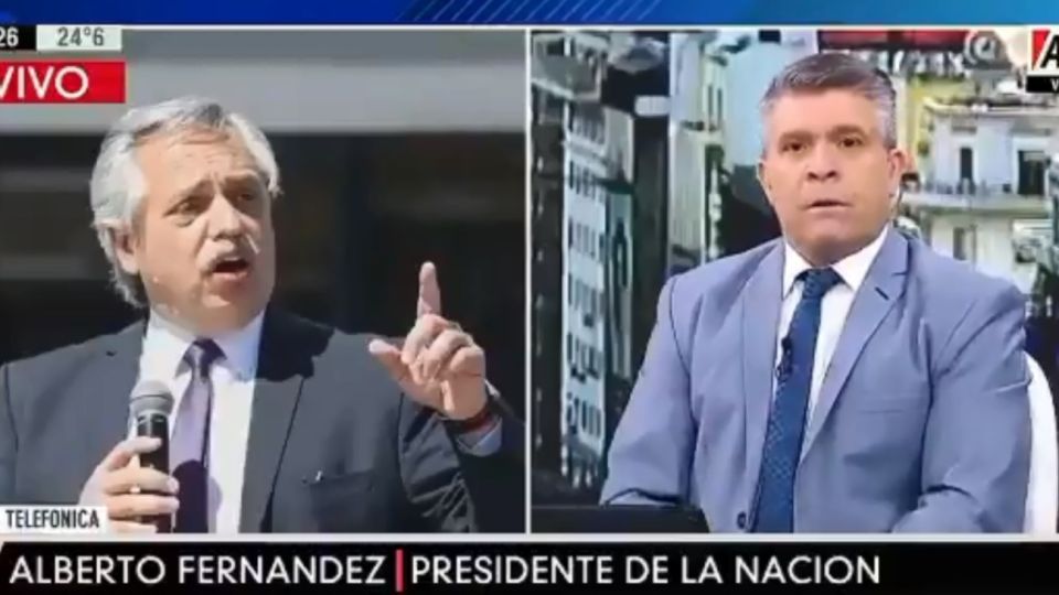Alberto Fernández mandó al psicólogo a un periodista cuando le preguntó por la inseguridad.