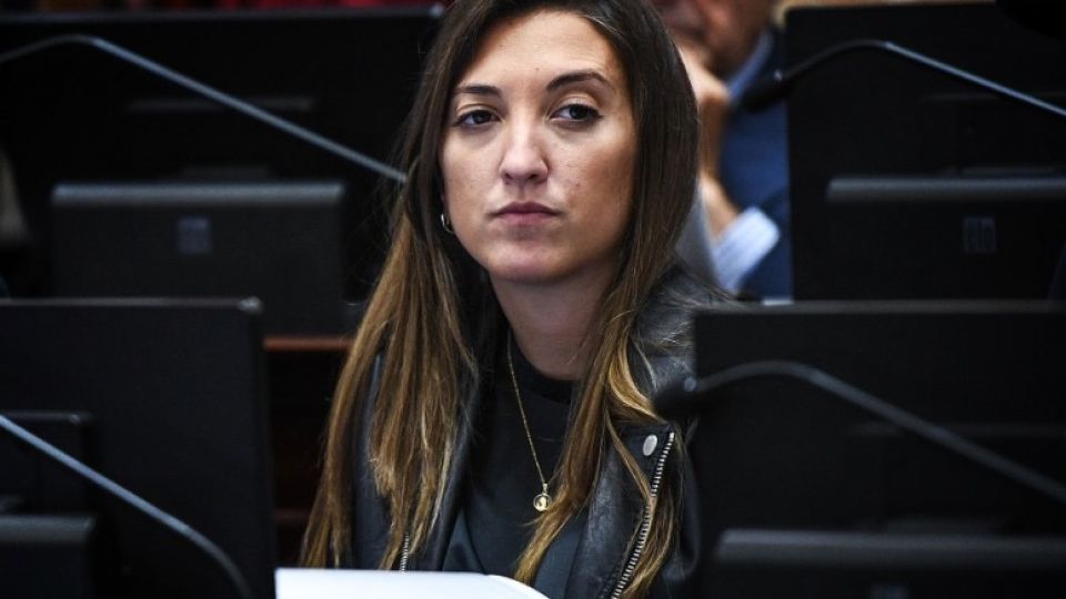 La Senadora por San Luis María Eugenia Catalfamo autora de la Ley.