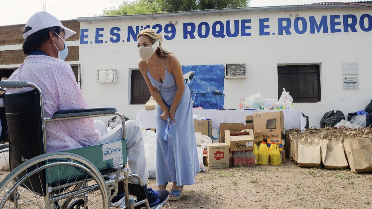 Fabiola Yáñez en el Chaco.