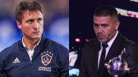 Guillermo Barros Schelotto y Juan Román Riquelme