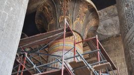 Entre los logros obtenidos, los arqueólogos pudieron recuperar los colores originales.