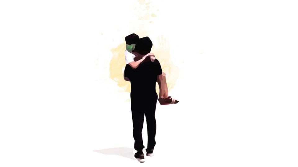 El dibujo de Abigail y su padre